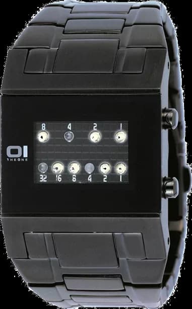 Montre Mixte The One Kerala Trance KTL202W2 Bracelet noir en acier