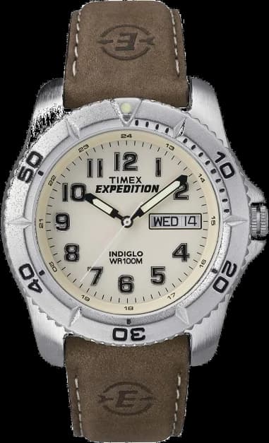 Montre Timex Expedition Bracelet en cuir marron