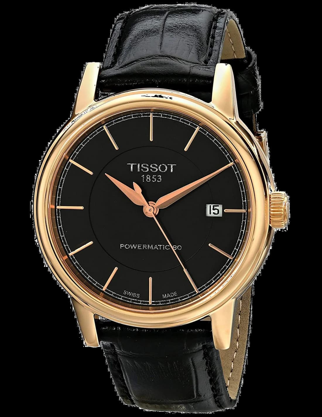 Montre Homme Tissot T0854073606100 Carson Cadran Noir vue 2