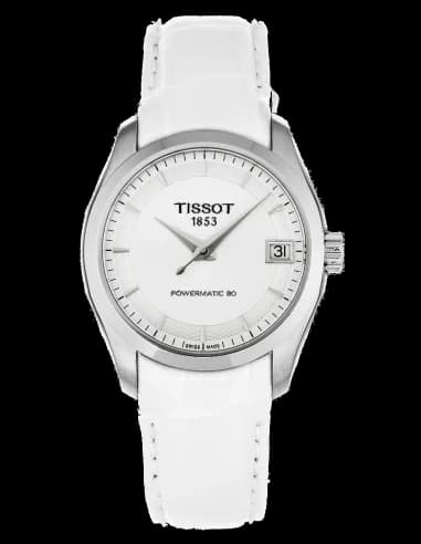 Montre Femme Tissot Couturier T0352071603100 Blanc