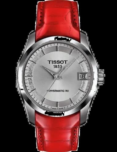 Montre Femme Tissot Couturier T0352071603101 Rouge