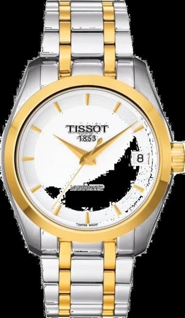 Montre Femme Tissot Couturier T0352072201100 Argent