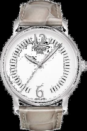 Montre Femme Tissot Lady Round T0522101603701 - Bracelet cuir gris