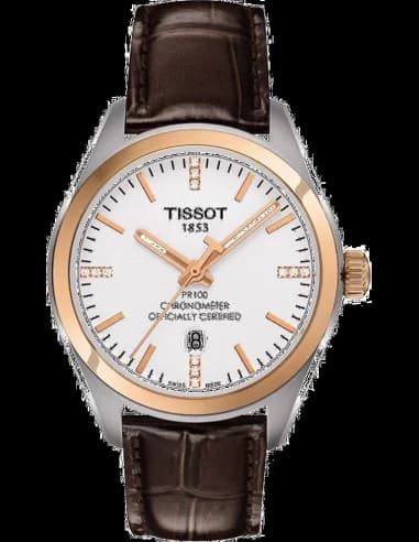 Montre Femme Tissot PR 100 T1012512603600 Marron