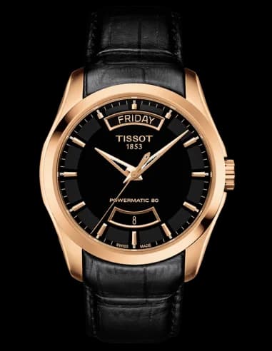Montre Homme Tissot Couturier T0354073605101 Noir