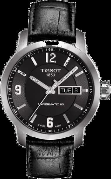 Montre Homme Tissot PRC 200 Automatique T0554301605700 Bracelet en cuir noir
