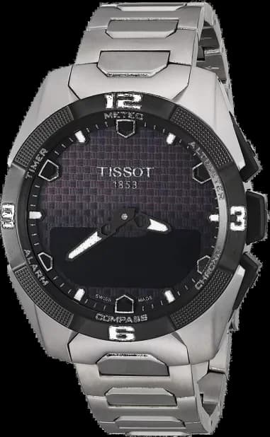Montre Homme Tissot T Touch Expert Solar T0914204405100 Bracelet titane