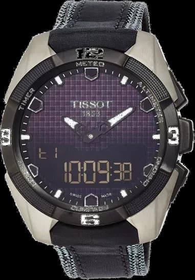 Montre Homme Tissot T Touch Expert Solar T0914204605101 Bracelet en cuir noir