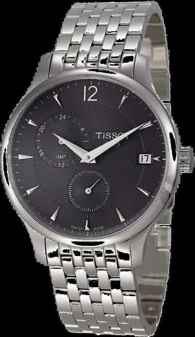 Montre Homme Tissot Tradition T0636391106700 Argent