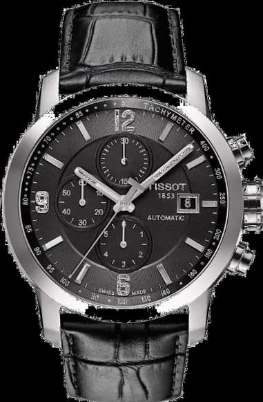 Montre Tissot PRC 200 Automatique T0554271605700 Bracelet cuir noir