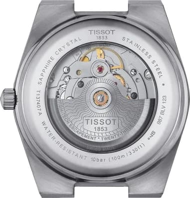 Montre Tissot T1374071135100 homme détail cadran bleu