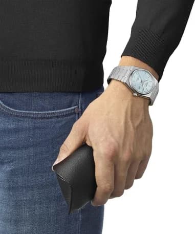 Montre Tissot T1374071135100 homme verso boîtier argent
