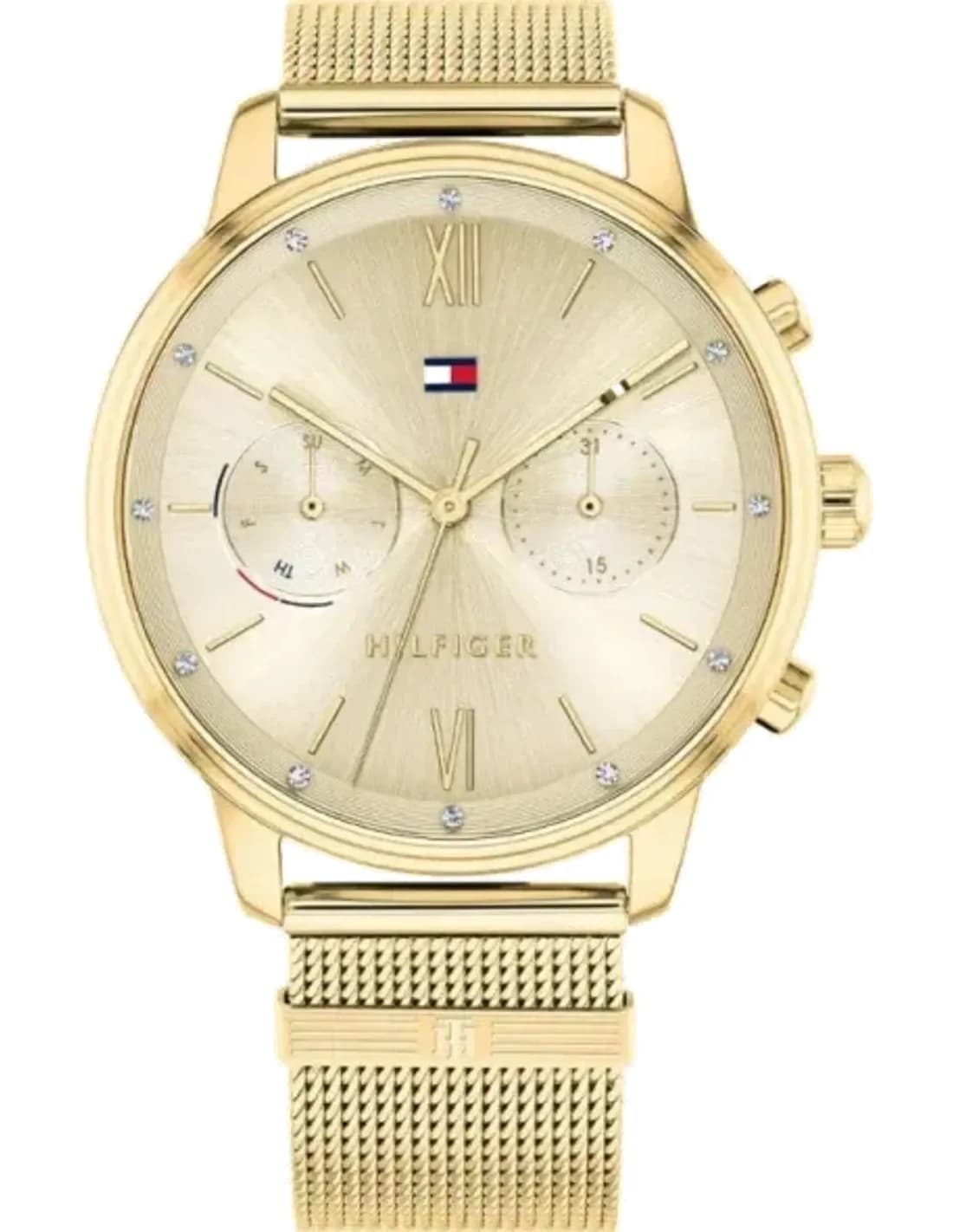 Tommy Hilfiger 1782302 vue de côté, bracelet acier