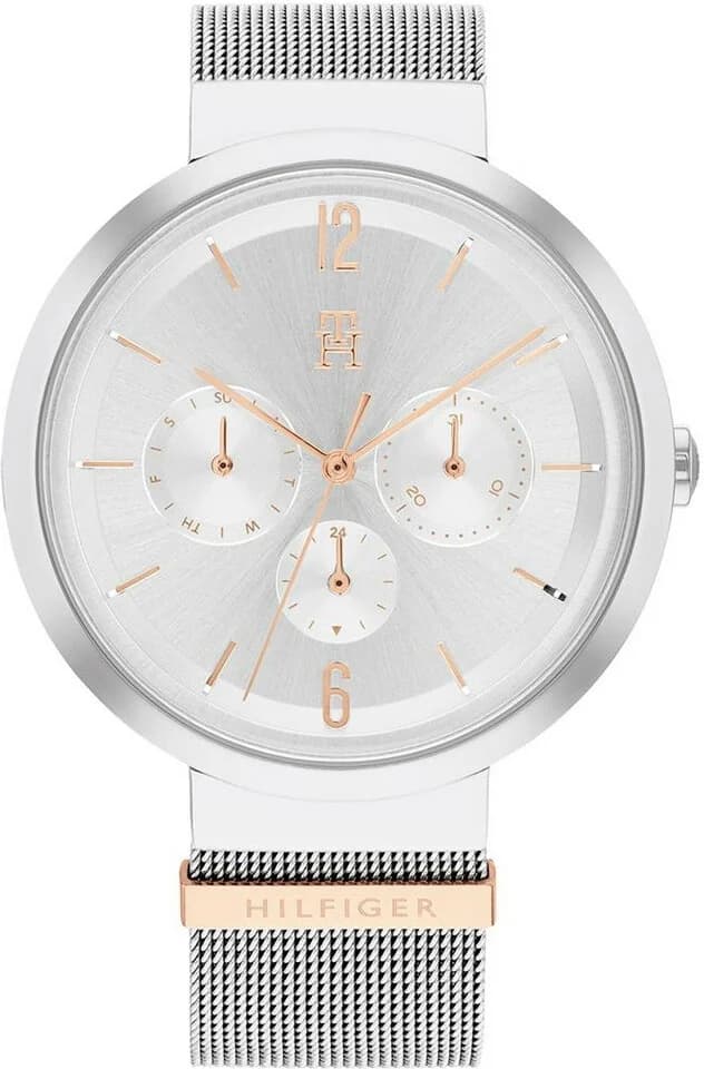 Tommy Hilfiger 1782537 vue de côté, bracelet acier