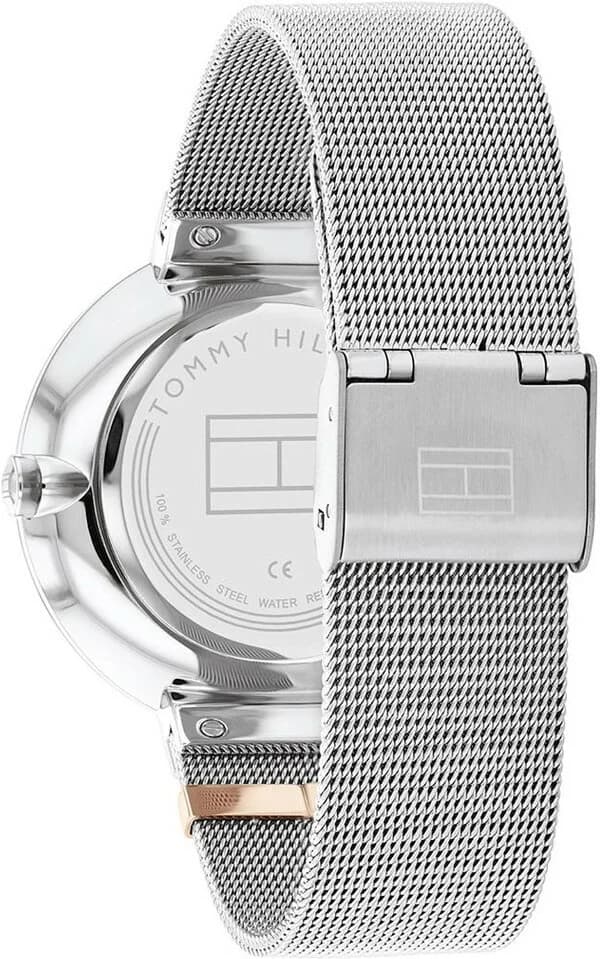 Tommy Hilfiger 1782537 côté fond de boîtier argent