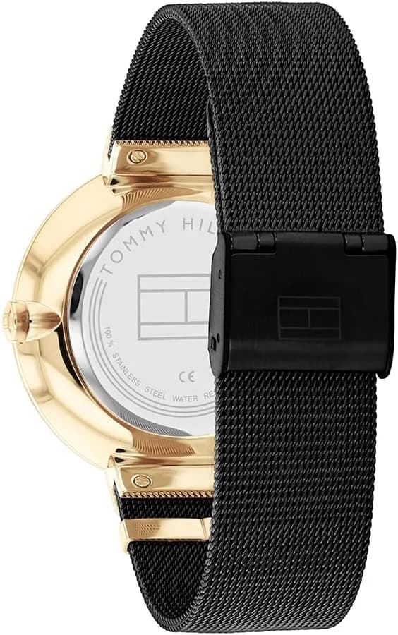Montre Tommy Hilfiger 1782540 femme détail cadran noir