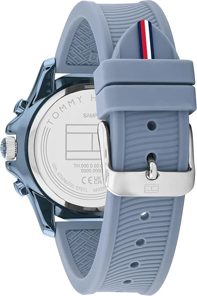 Montre Tommy Hilfiger 1782571 femme détail cadran bleu