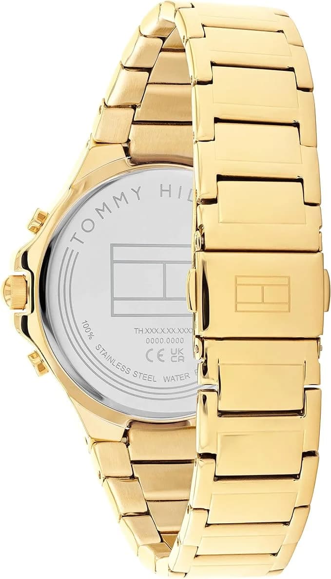 Montre Tommy Hilfiger 1782599 femme détail cadran noir