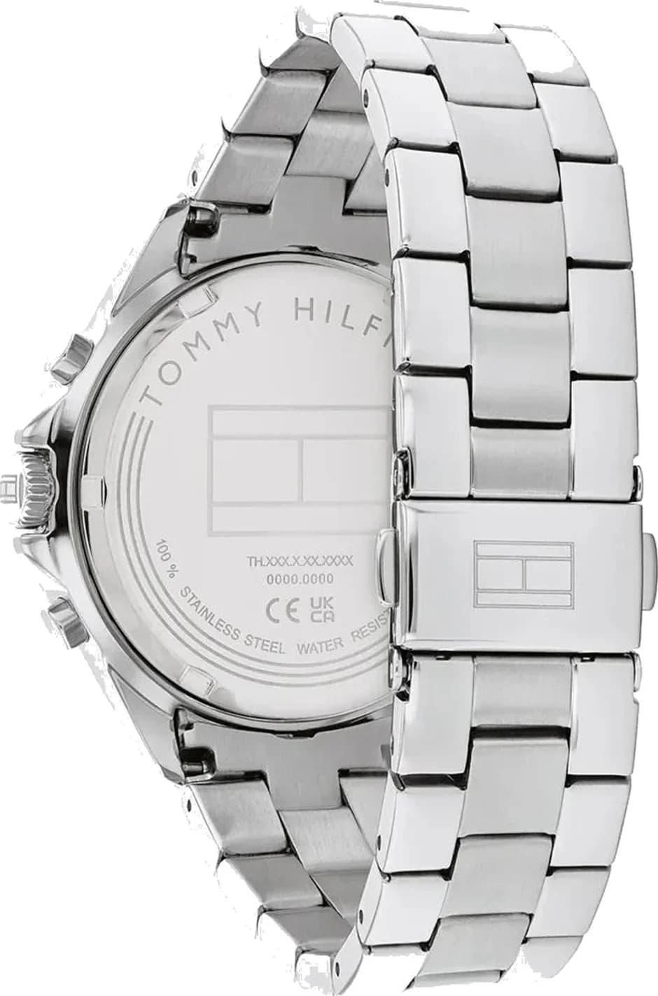 Montre Tommy Hilfiger 1782707 femme détail cadran argent