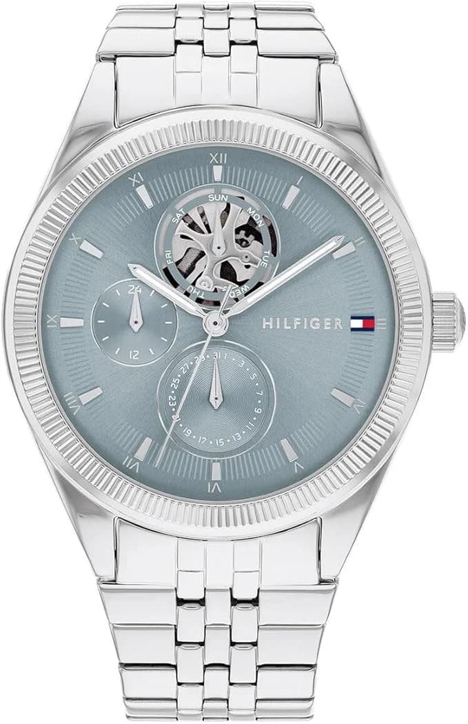 Montre Femme Tommy Hilfiger Monica 1782714 cadran bleu bracelet acier