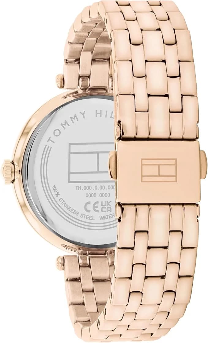 Montre Tommy Hilfiger 1782721 femme détail cadran or rose