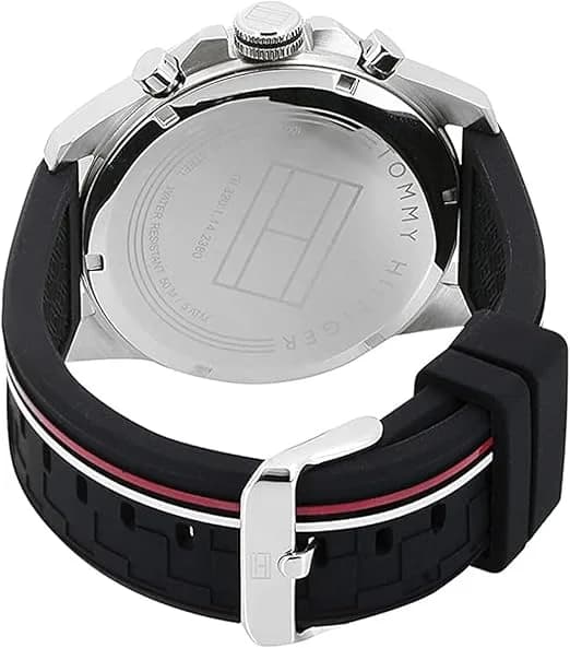 Montre Tommy Hilfiger 1791473 homme verso boîtier argent