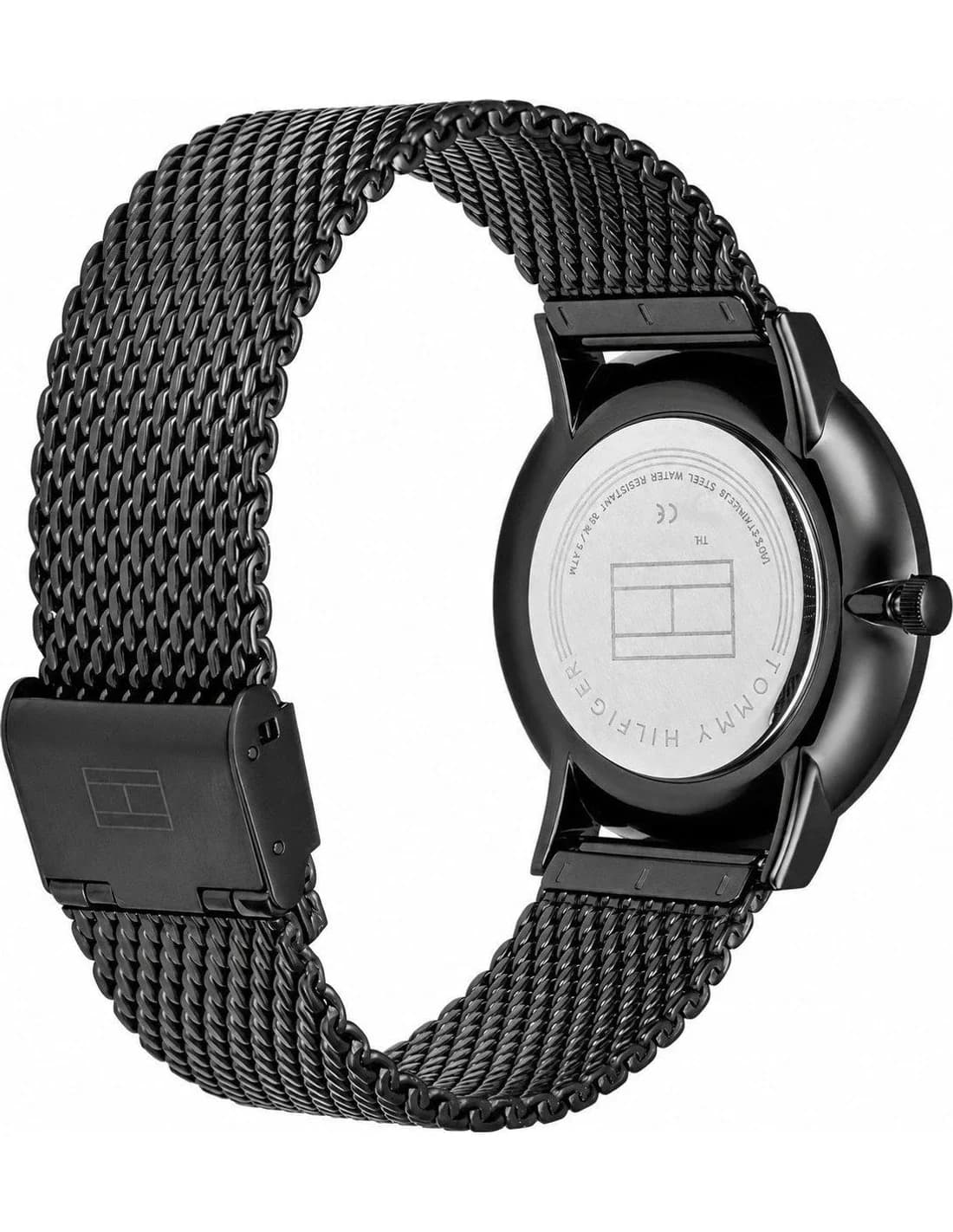 Tommy Hilfiger 1791507 Brooklyn Black Milanese Mesh Watch vue 3