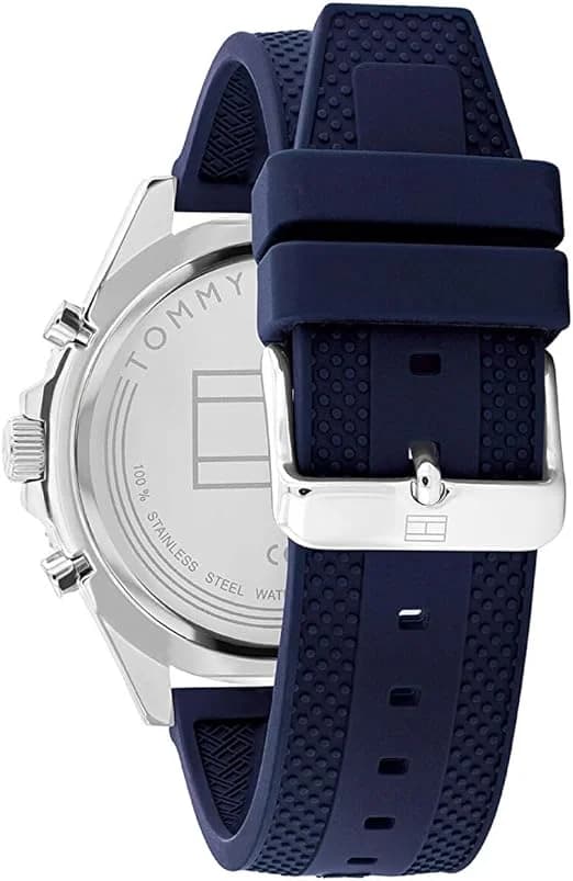 Montre Tommy Hilfiger 1791920 homme détail cadran bleu