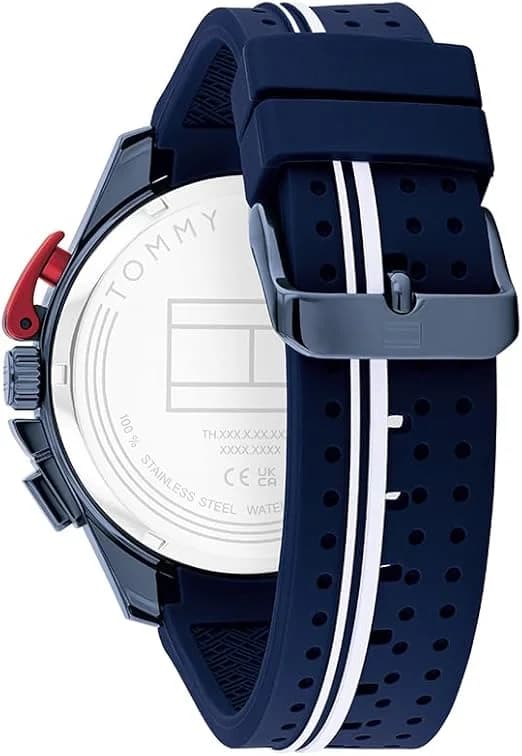 Montre Tommy Hilfiger 1792169 homme détail cadran bleu