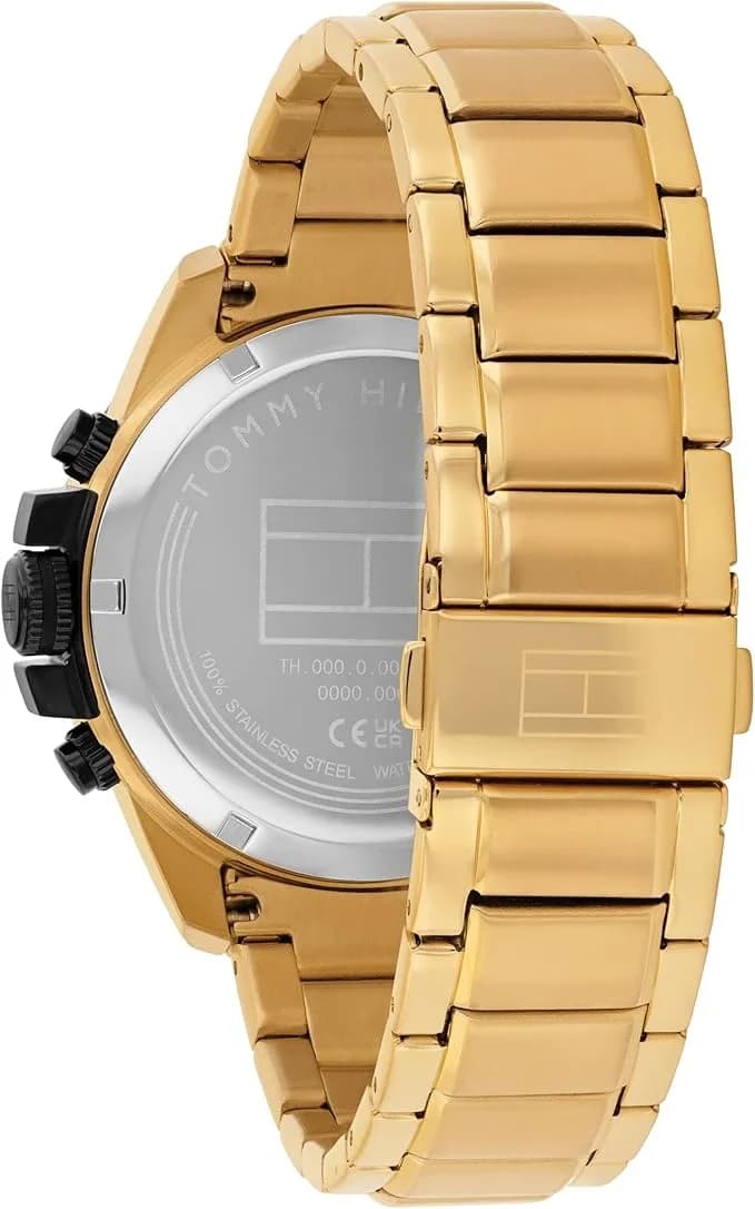 Montre Tommy Hilfiger 1792199 homme détail cadran noir