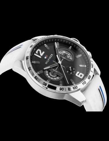 Montre Tommy Hilfiger 1791475 homme détail cadran noir