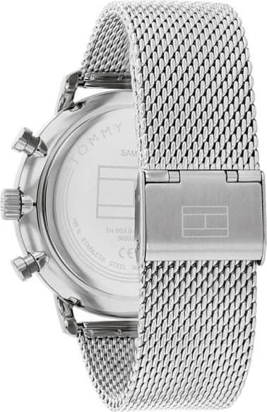 Tommy Hilfiger 1710567 Stainless Steel Silver and Green Skeleton Dial Watch vue 3