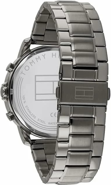 Montre Tommy Hilfiger 1791796 homme détail cadran bleu