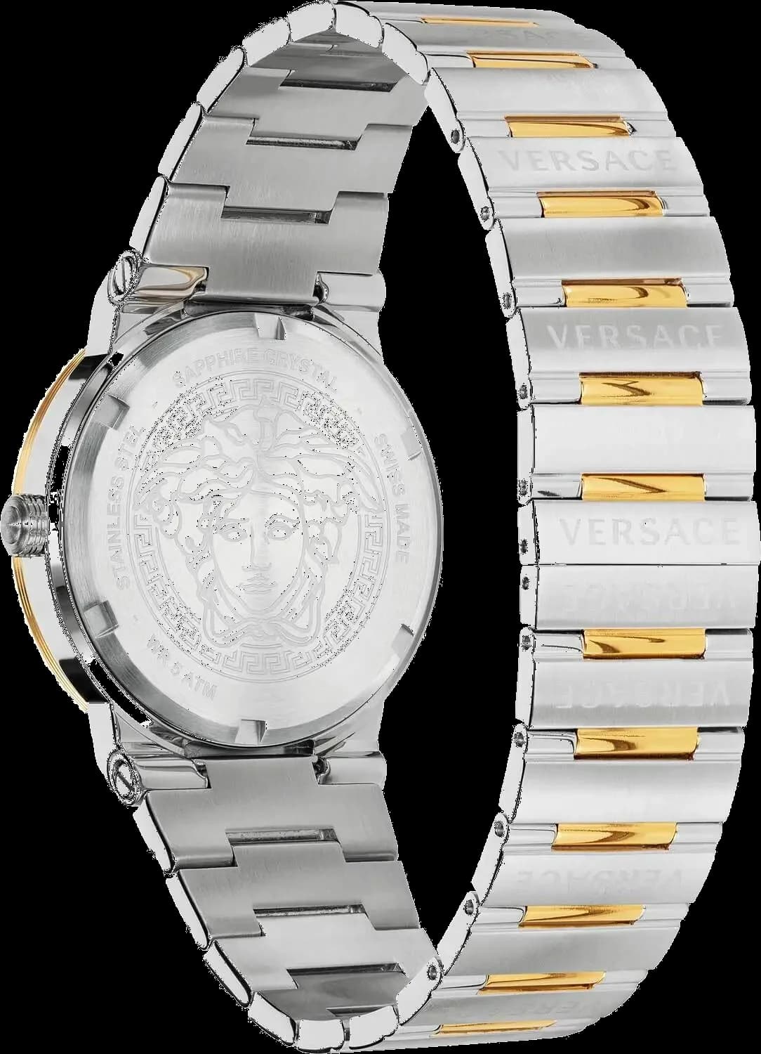 Montre Versace VEVI00420 homme détail cadran vert