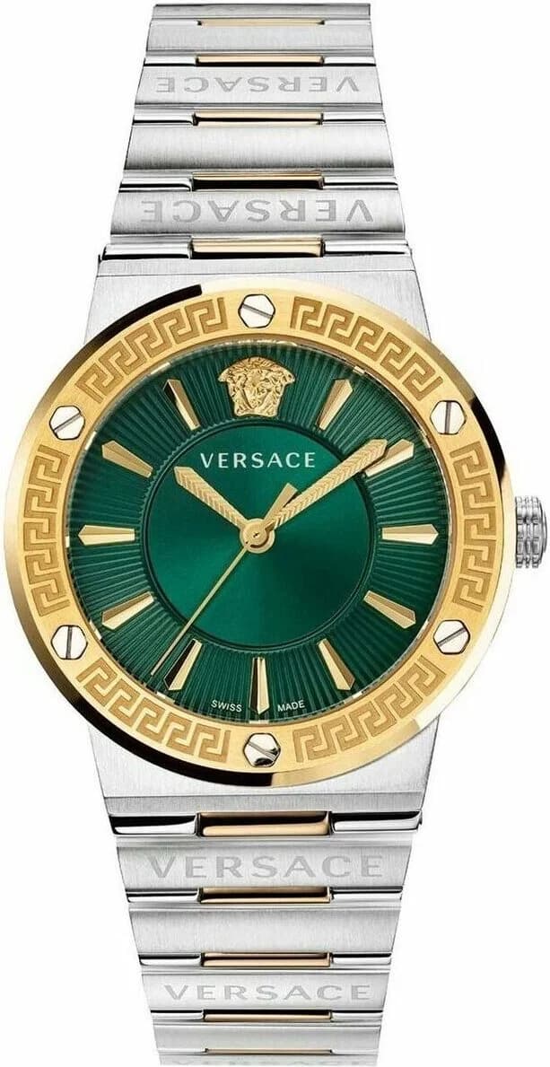 Versace VEVH00720 vue de côté, bracelet acier
