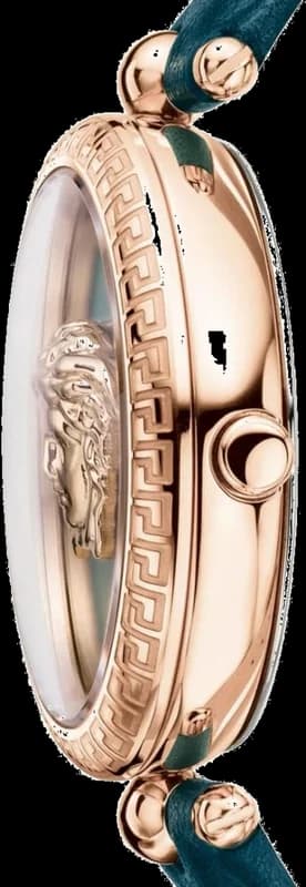 Montre Versace VECQ00318 Palazzo Empire Swiss Made bracelet en cuir vert vue 3