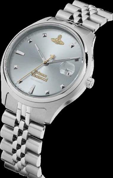 Montre Vivienne Westwood VV261LBLSL femme détail cadran bleu