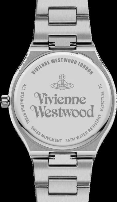 Montre Vivienne Westwood VV257TLSL femme détail bracelet acier
