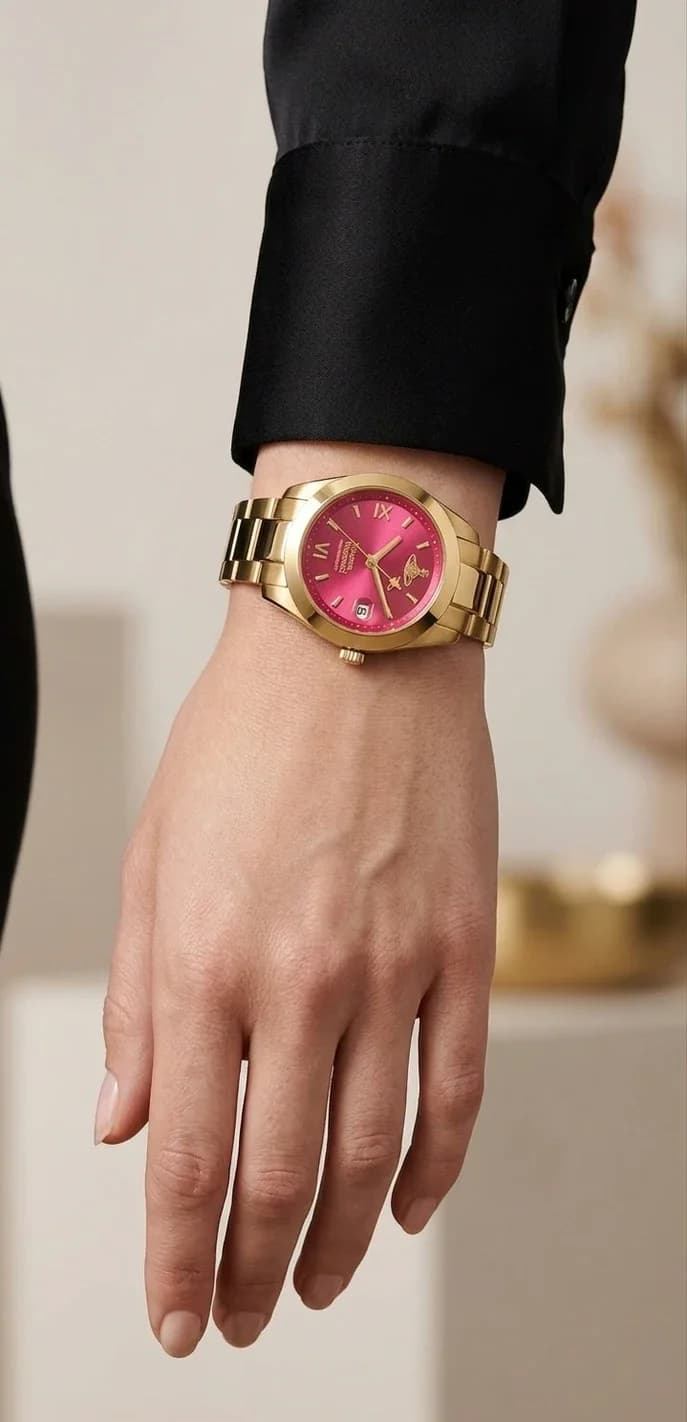 Vivienne Westwood VV292RRGD côté fond de boîtier