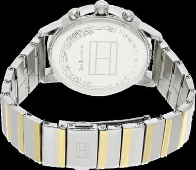 Montre Femme Vivienne Westwood Lady Sydenham VV251WGSG bracelet bicolore en acier cadran doré vue 4