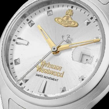 Vivienne Westwood Little Camberwell VV311SLSG Women's Watch Two-Tone Steel Bracelet Silver Dial vue 2