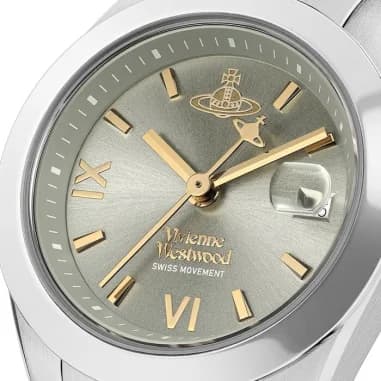 Montre Vivienne Westwood VV292GYSG femme détail cadran gris