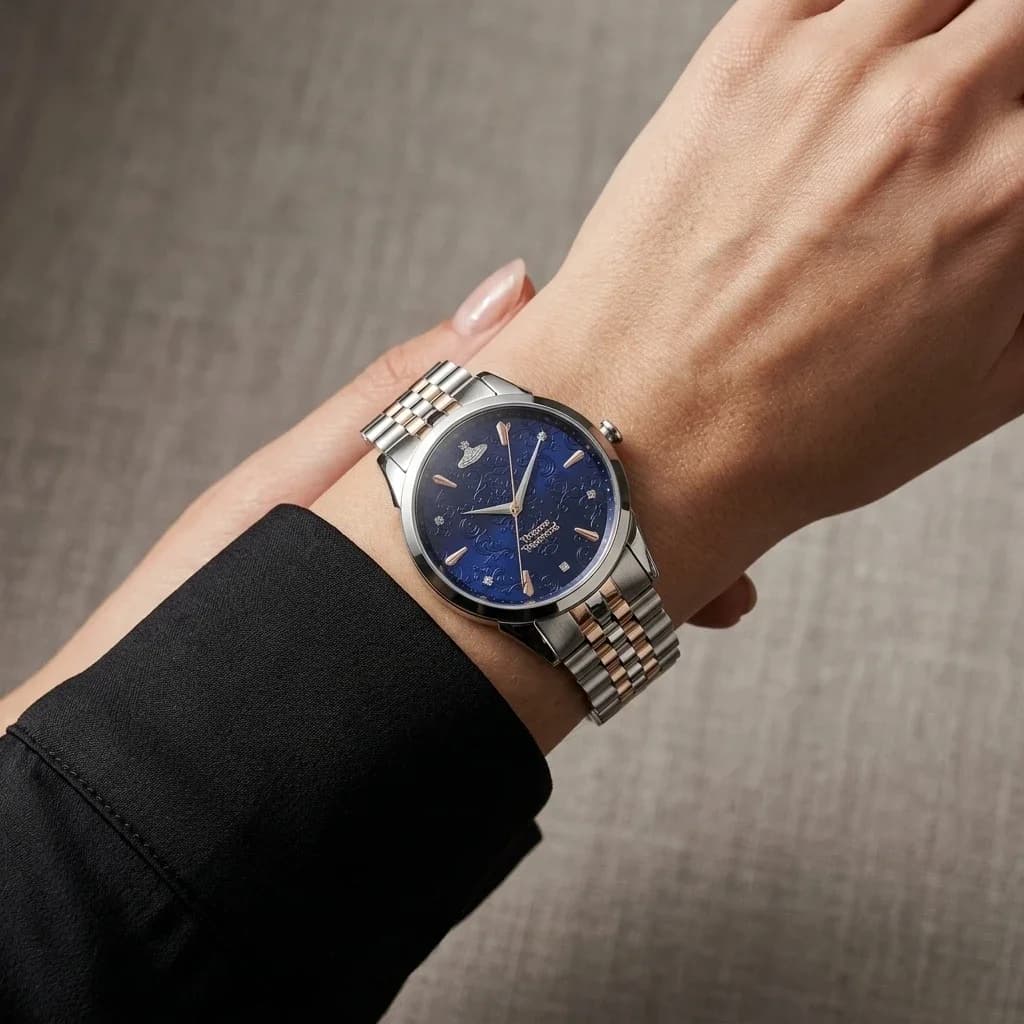 Montre Vivienne Westwood VV208DBLSR femme verso boîtier