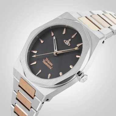 Montre Vivienne Westwood VV244GYSR femme verso boîtier argent