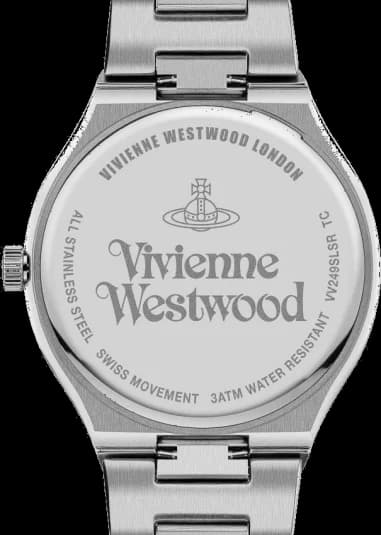 Montre Vivienne Westwood VV249SLSR homme détail cadran argent