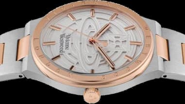 Montre Vivienne Westwood VV249SLSR homme détail bracelet acier
