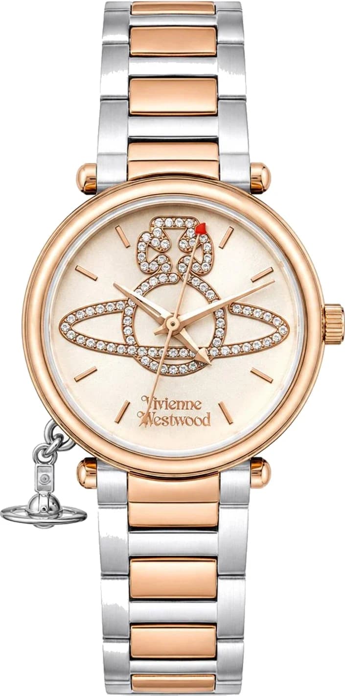 Montre Vivienne Westwood VV006WRSR femme cadran argent bracelet acier