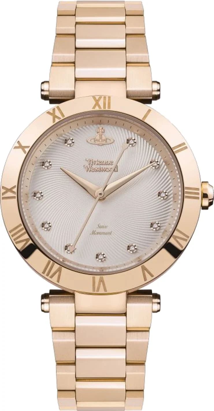 Montre Vivienne Westwood VV206SLRS femme cadran blanc bracelet acier