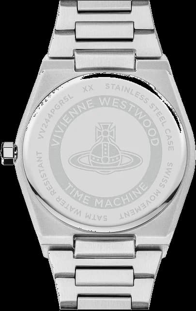 Vivienne Westwood VV244PGRSL côté fond de boîtier argent