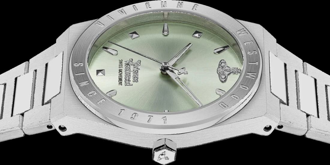 Maillons et fermoir du bracelet acier, Vivienne Westwood VV244PGRSL